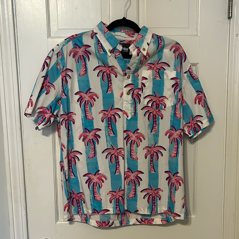Chubbies “The Nutter” Quarter-Button shirt, size M